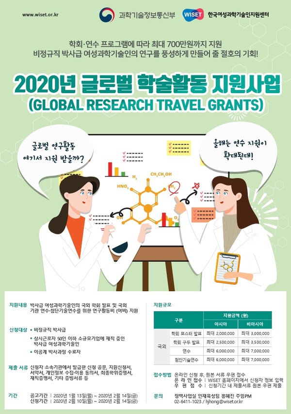 글로벌 학술활동 지원사업 공고