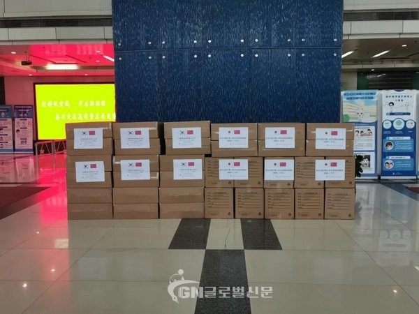 창저우 국가첨단기술지구, 한국과 일본에 마스크 100,000장 기부