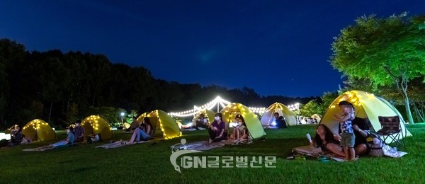 텐콕콘서트가 열린 동탄복합문화센터 야외 공연장