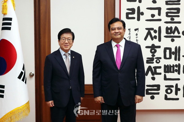 박병석 국회의장, 우마르 하디 주한인도네시아대사