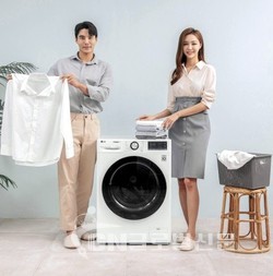 LG전자가 12kg 용량의 트롬 세탁기 씽큐