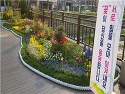 꽃길조성 사례 성북구 보문로