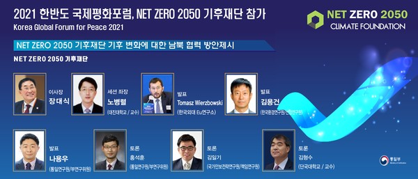 NET ZERO 2050 기후재단 기후 변화에 대한 남북 협력 방안제시