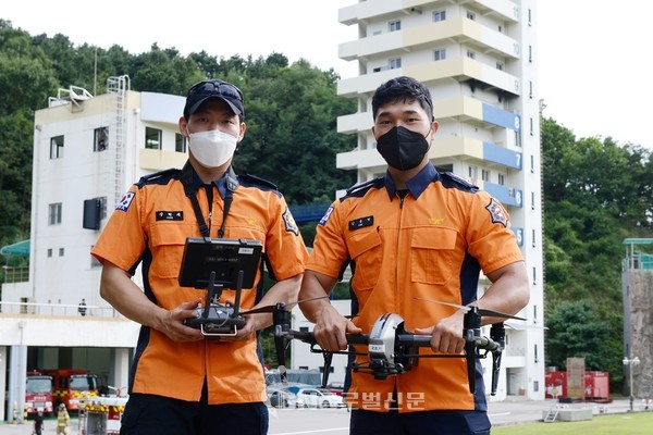 우승한 평택소방서 소방교 장혁재 소방장 김용현
