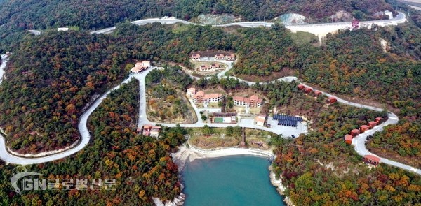 변산자연휴양림 전경사진입니다.