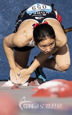 2022 IFSC 서울 스포츠클라이밍 월드컵 경기 장면. (제공= 대한산악연맹)