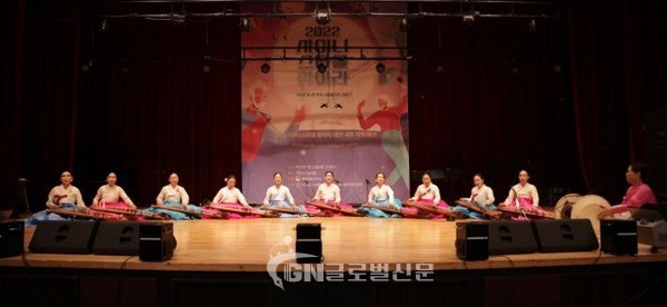 대전 지역 예선 라이징스타상 수상팀 ‘가야소리병창단’