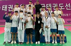 남여 동반 종합우승 광주체고 태권도부