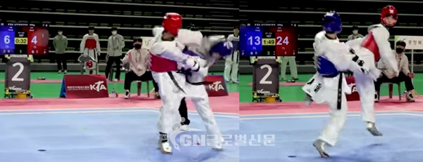 박태준(서울) VS 양희찬(충북) 처음 맞대결 경기
