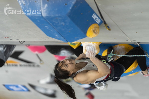 2022 IFSC 서울 스포츠클라이밍 아시아선수권대회 경기 장면. (제공= 대한산악연맹)
