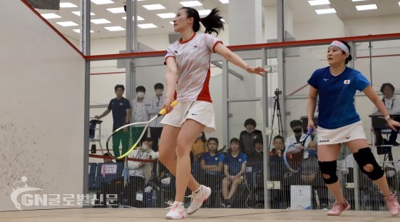 조별리그 3라운드, 한국(최유라) vs 일본(리사 스기모토아)