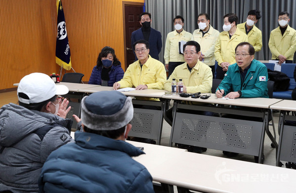 청보호 어선 전복사고 실종자가족 면담