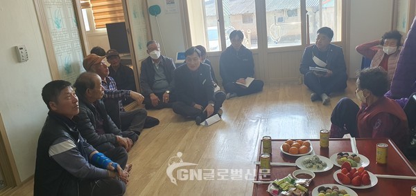 고창 대산면 찾아가는 마을 좌담회