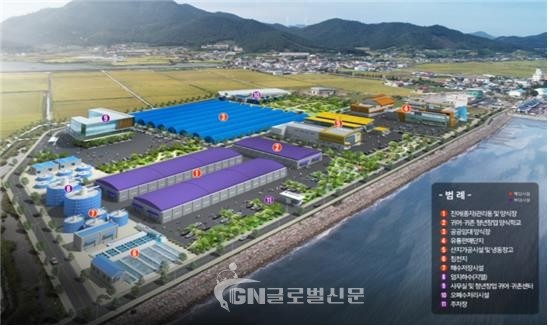 전남 영광군 참조기 산업화센터 건립 조감도