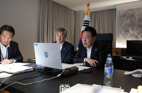 윤석열 대통령은 긴급 NSC 상임위원회 회의를 개최
