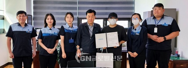 영등포관리역 감사장 전달식 단체사진