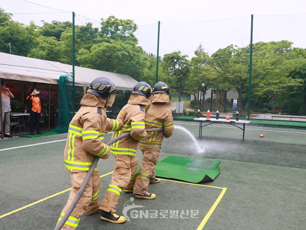 의용소방대 소방기술경연대회 및 워크숍 체육행사 개최