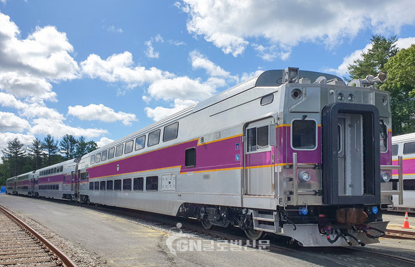 미국 보스턴 MBTA 2층 객차