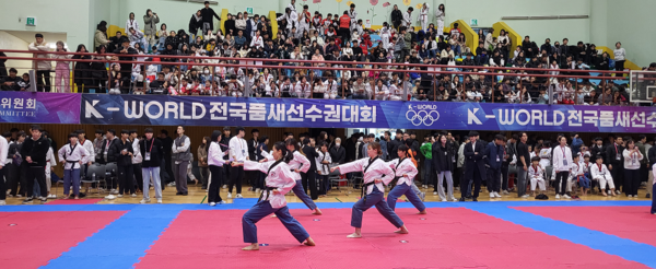 품새 경기 모습