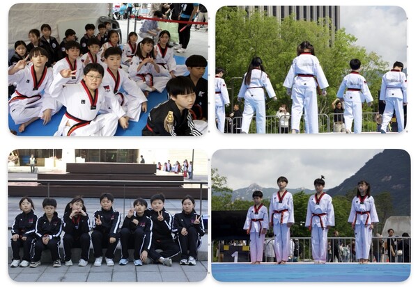 사진-2025서울특별시한마음페스티벌 '종로구태권도시범단' 의 멋진경연 및 다양한모습 [종로구태권도협회 제공]