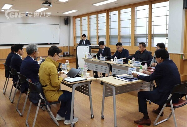 ▣사진-이사 후보자 공개모집 국기원 강의실에서 ‘2025년도 제1차 이사추천위원회’를 개최했다. [국기원 법인국 법인정책팀]