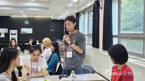 사진-‘2025 미지청소년글로벌봉사단’ 사전교육 모습[ 미지센터 기획운영팀 제공]