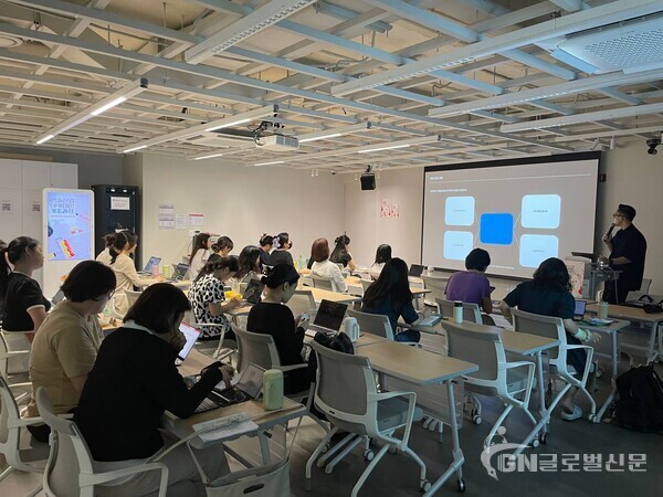 사진-2024 기업성장 교육 마케팅 실습 교육 현장